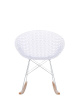 Smatrik Dondolo Chair Transparent Chrome Plated