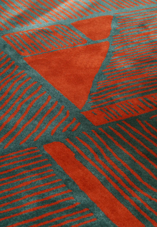 Toulemonde Bochart Antica Rouge vert carpet