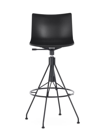 C.Koya Basic Veneer Hocker Black Wood Black FSC™