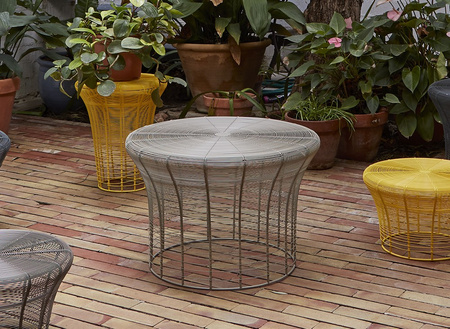 Gan Aram High Bronze Table Ø61 cm