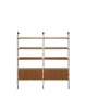 Adam Wood with Container 2 Bookcase Dark Wood