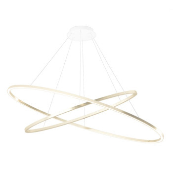 Lampa Wisząca Nemo Ellisse Double 2700 K Biały