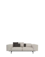Largo Two-Seater Gubbio Sofa Ecrù