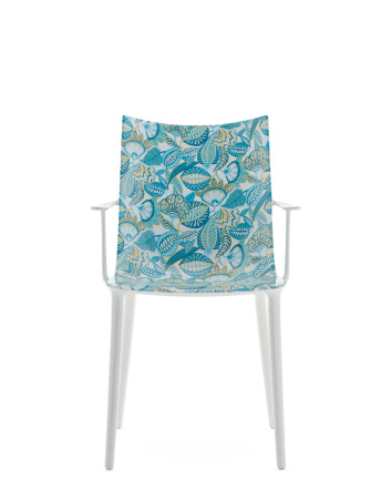 H.H.H. Graphic Impression Chair White Lapis