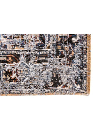 Louis de Poortere Antiquarian Antique Heriz Divan Rug Blue 8707