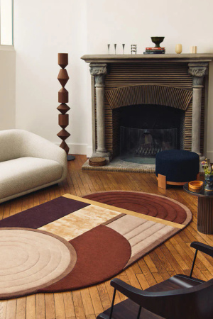 Toulemonde Bochart Bijoux Precieux Brun Carpet