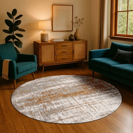 Louis de Poortere Mad Men Griff Columbus Gold rug 8419