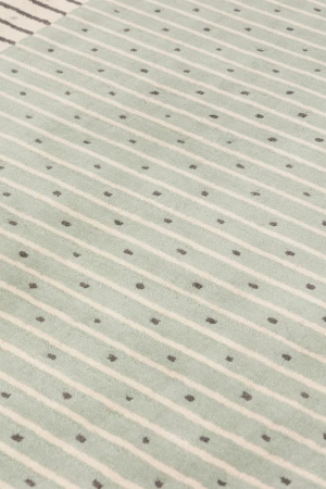 Toulemonde Bochart Exclamation Céladon carpet