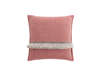 Gan Garden Layers Big Diagonal Almond-Red Pillow