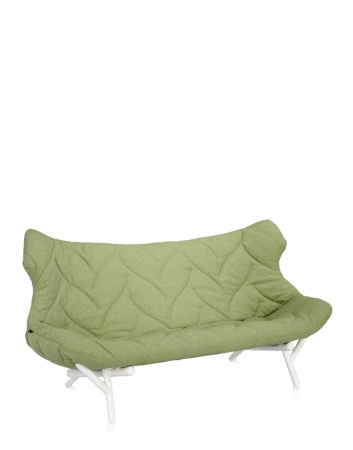 Foliage Trevira Sofa White Green