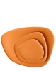 Namaste' Set of Plates Orange