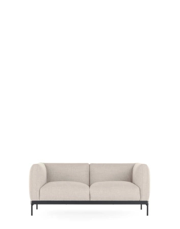 Asia Sofa Two-Seater (Panamino) Biały