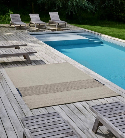 Toulemonde Bochart Cabestan Bleu carpet