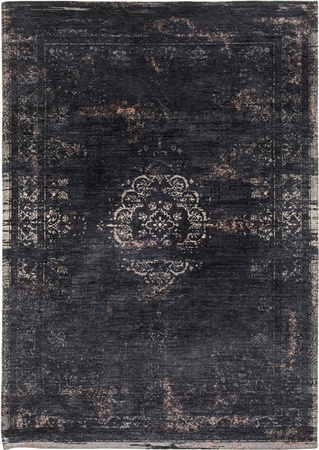 Louis de Poortere Fading World Medallion Rug Mineral Black 8263