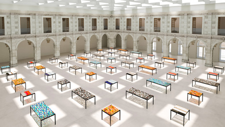 Gandiablasco Iris Dining Table 98x98 cm