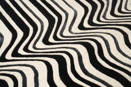 Carpet Decor Draft Black Handmade Collection