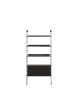 Adam Wood with Container 1 Bookcase Black Ash