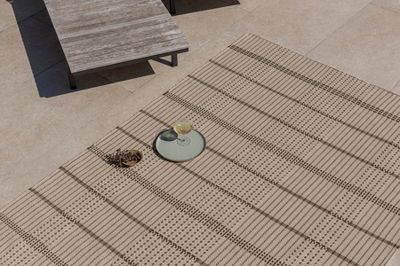 Brink&Campman Zona Stitch Olive Rug 497507