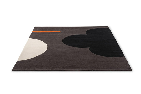 Orla Kiely Geo Flower Graphite Carpet 60605