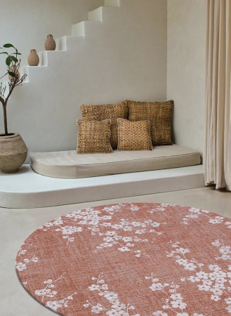 Louis de Poortere SAKURA COPPER PINK rug 9371