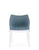 Madame Liberty Chair Transparent Blue