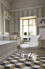 Foliage Trevira Sofa Czarny Szary