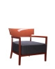  Cara Outdoor Rust Blue-Orange Armchair