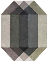 Gan Diamond Wool Green-Grey Carpet