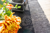 Louis de Poortere Fading World Medallion Rug Mineral Black 8263
