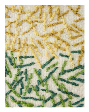 Gan Backstitch Carpet Calm Green