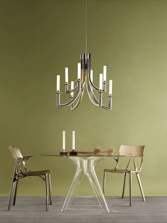 Khan Chandelier Black