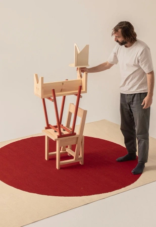 Dywan Nanimarquina Topo Red