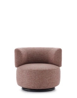 K-Waiting Texture Armchair Maroon
