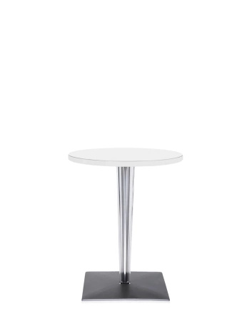 Top Round Outdoor Table White