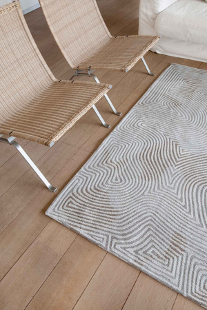 Louis de Poortere Coral Oyster White Carpet 9228