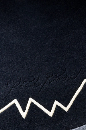 Toulemonde Bochart Baikal Noir carpet