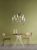 Khan Metal Matte Brown Chandelier