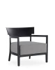 Cara Mat Outdoor Armchair Black Gray