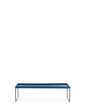 Trays 120 cm x 40 cm Stolik Niebieski
