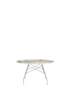 Glossy Round Ø128 cm Symphonie Chrome Table