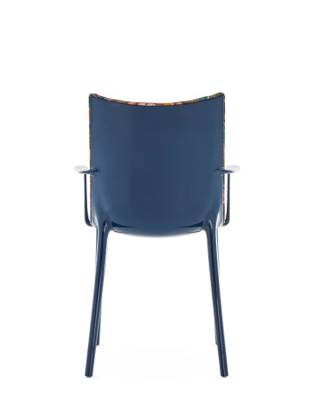 H.H.H. Upholstered Fabric Chair Blue Multi