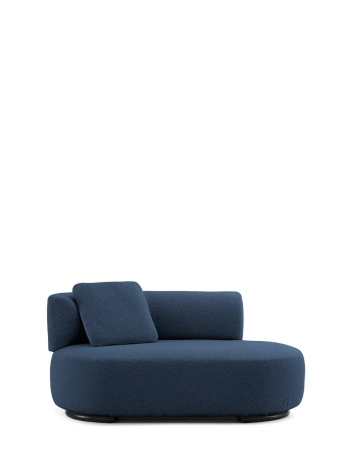 K-Waiting Dormeuse Bouclé Lounger Blue