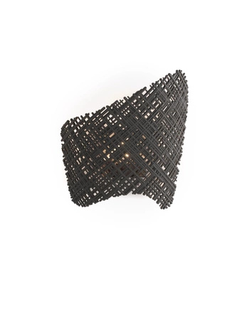 Tea Applique Black Wall Lamp