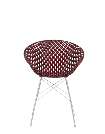 Smatrik Chair Plum-Chrome