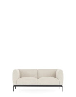 Asia Two-Seater Sofa (Bouclè) White
