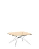 Blast Square Table Bronze/Chrome