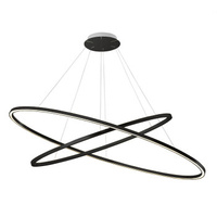 Nemo Ellisse Double 2700 K Pendant Lamp Black