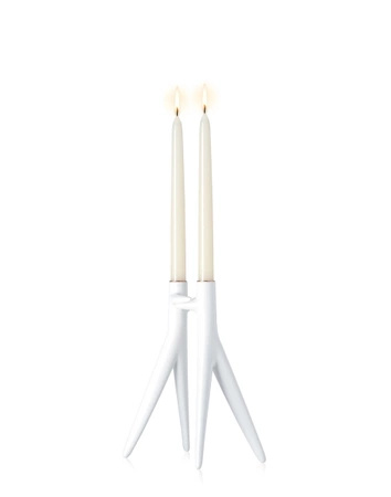 Abbracciaio Candleholder White