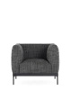 Asia Armchair (Cotone Structure) Fotel Czarny