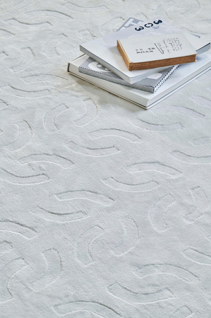 Toulemonde Bochart Wilton Blanc carpet